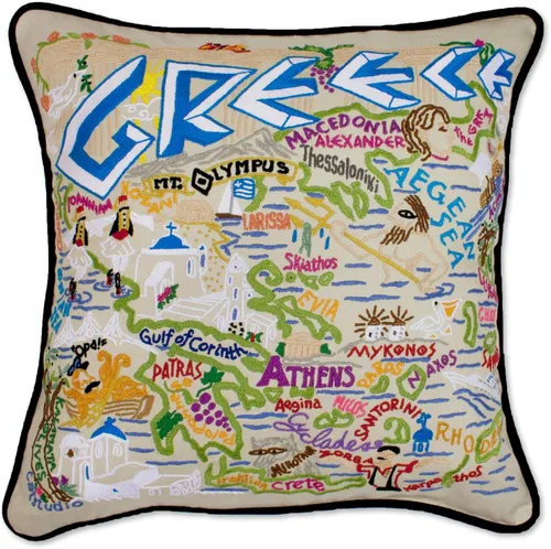 Vista 63 de Catstudio Portland (Oregon) - Almohada decorativa bordada