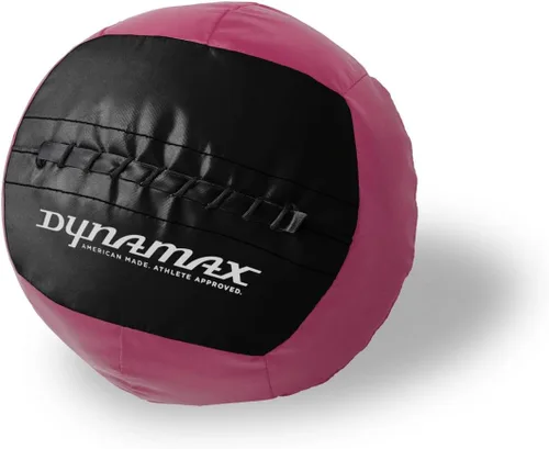 Vista 6 de Dynamax Mini Medicine Ball, 2–12 lb Soft Shell Wall Ball, 10-Inch Weighted Exercise Ball for Strength Training, Core Workouts, Conditioning &