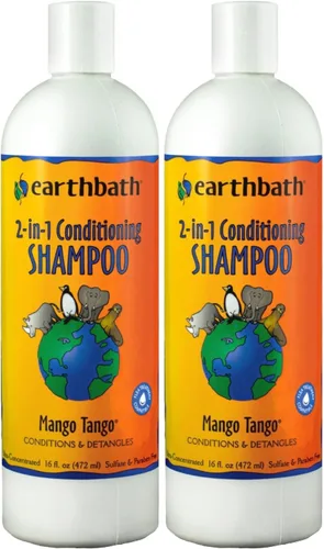 Vista 8 de earthbath todos los Pet Champú naturales, Paquete de 2, paquete de de 2, Mango Tango