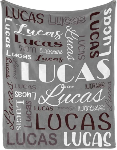 Vista 23 de Manta de regalo personalizada con nombre, regalos personalizados para él, regalos personalizados, mantas de franela con textos