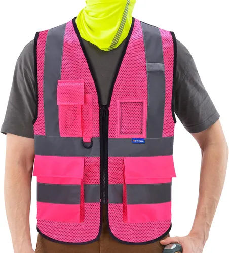 Vista 18 de XS Chaleco de seguridad negro para mujer XS