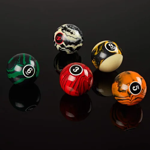 Vista 3 de Collapsar Pelotas de billar de lujo de 2-1/4 pulgadas estilo mármol remolino bola de billar juego completo de 16 bolas (varios estilos disponibles)