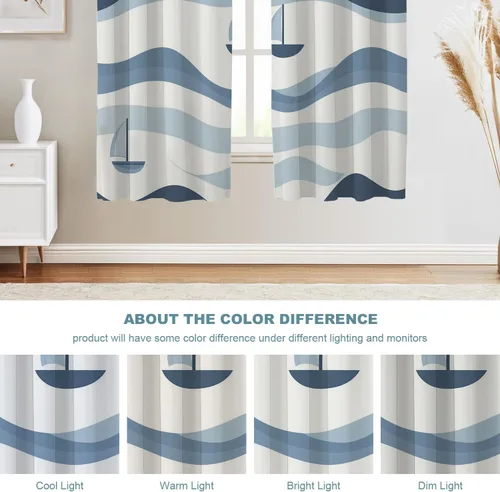 Vista 280 de Shrahala Orange Autumn Autumn Blackout Curtain Tiers, Fall Kitchen Valance Light Blocking Tier Drapes with Rod Pocket, 2 Pack 26 X 24 in