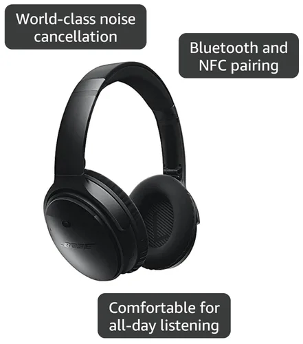 Vista 3 de [Renovado] Auriculares inalámbricos Bose QuietComfort 35 talla única Negro