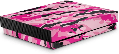 Vista 2 de giZmoZ n gadgetZ Pink CAMO Skins para consola Xbox One X XBX Vinal Sticker + 2 controladores