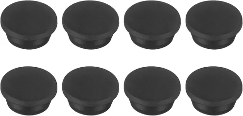 Vista 177 de MECCANIXITY - Tapones de silicona en forma de T (26mm, 1 pulgada de diámetro), color negro