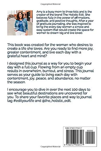 Vista 2 de EDIT Your Life Journal 100 days living with gratitude, abundance, and health.