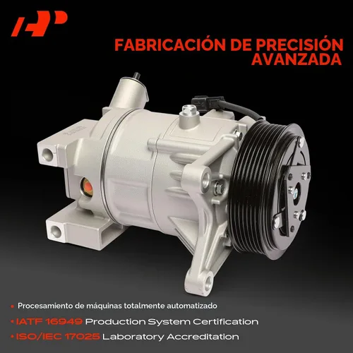 Vista 3 de A-Premium Compresor de aire acondicionado AC con embrague