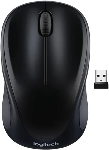 Vista 3 de Logitech M317 Compact Ambidextro 2.4 GHz Ratón Inalámbrico - Negro Ambidextrous with 2.4 GHz USB-A Nano Receiver, 1000 dpi optical tracking