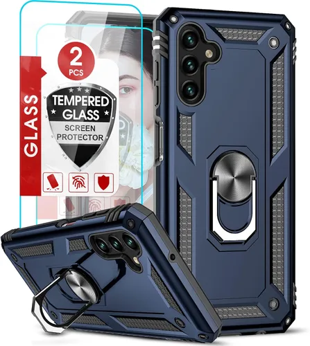Vista 27 de LeYi Funda para Moto G Stylus 2022 4G (no compatible con 5G), funda para Moto G Stylus con 2 protectores de pantalla, funda protectora de grado Oro
