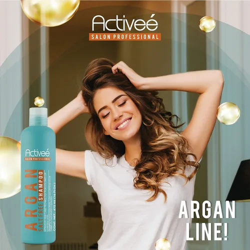 Vista 4 de Champú profesional para el cabello sin sal de aceite de argán 16 fl. oz.