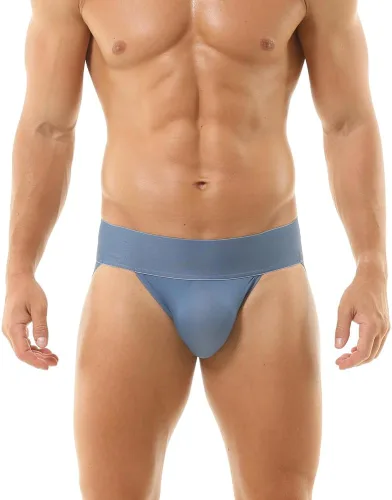 Vista 3 de BRODDLE Men's Jockstrap Nylon Pouch 2.5 Inch Wide Band Performance Workout Daily Sports Athletic Supporters