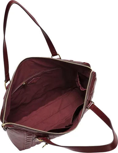 Vista 4 de Fossil Caitlyn - Bolso de mano de piel para mujer