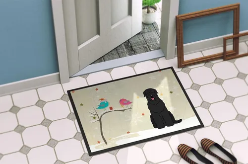 Vista 4 de Caroline's Treasures BB2498MAT - Felpudo de entre amigos, color negro, Russian Terrier de 18 x 27 pulgadas, para interiores y exteriores