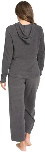 Vista 3 de Barefoot Dreams CozyChic Ultra Lite - Sudadera con capucha para mujer, de poliéster informal