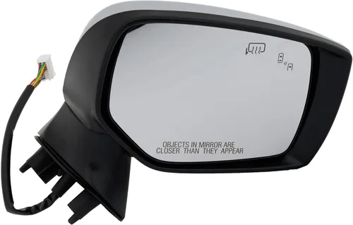 Vista 47 de Kool Vue - Espejo calefactable eléctrico para Subaru Forester 2019-2020 con luz de señal, luz de punto ciego y memoria cromada