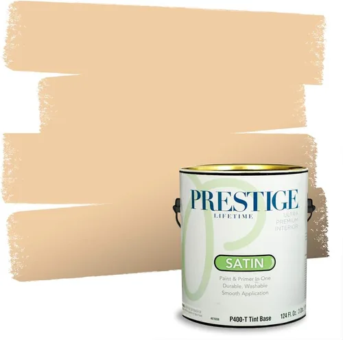 Vista 151 de PRESTIGE Pintura exterior e imprimación en uno, bronceado Aberdeen, plano, 1 galón