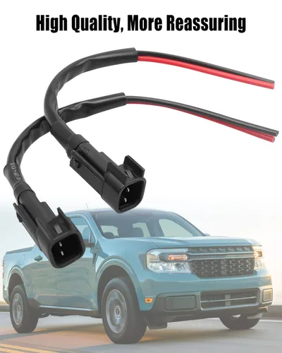 Vista 6 de Conector de alimentación de 12 V apto para Ford Maverick 2022-2023 Camión, enchufes de cama flexibles