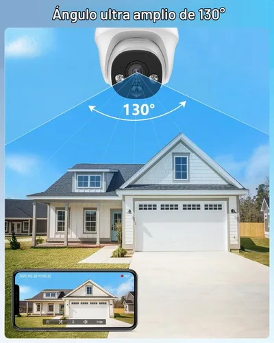 Vista 4 de sistema atado con alambre de la cámara de seguridad 4K POE, sistemas