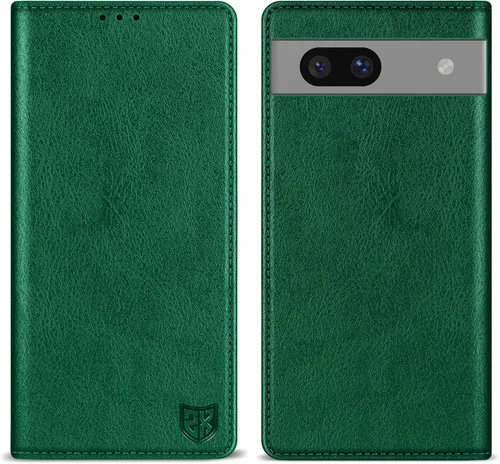 Vista 17 de ZZXX - Funda tipo cartera para Google Pixel 7, magnética fuerte de 6.3 Negro