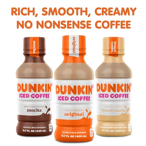 Vista 8 de Dunkin' Botella de café helado de caramelo, 13.7 onzas líquidas, paquete de 12