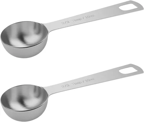 Vista 25 de 1 cucharada (3 cucharaditas, 0.5 onzas líquidas), cuchara medidora