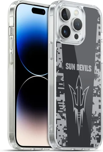 Vista 74 de Head Case Designs Funda de gel ASU Camou con licencia oficial de la Universidad Estatal de Arizona [protección de grado militar] compatible