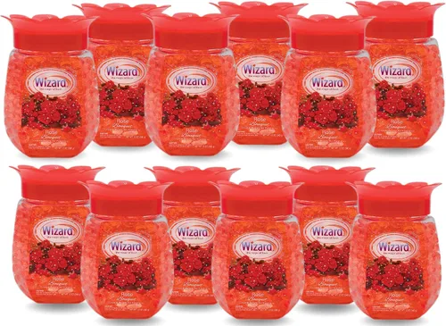Vista 7 de WIZARD - Perlas de gel eliminadoras de olores, 12 onzas, paquete de 12 ambientadores para baño. Habitaciones, por áreas y ambientadores
