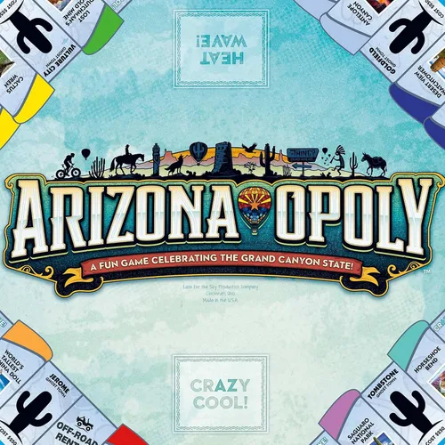 Vista 6 de Late For The Sky Arizona-Opoly - Juego de mesa estatal, 2-6 jugadores