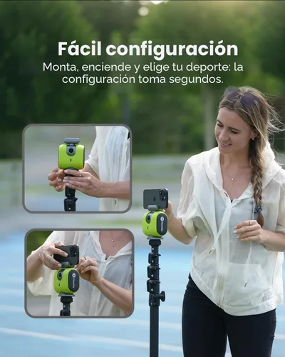 Vista 9 de XbotGo Cámara de acción deportiva AI Chameleon con seguimiento automático - Cámara de 4K 60FPS para fútbol y seguimiento de baloncesto para deportes