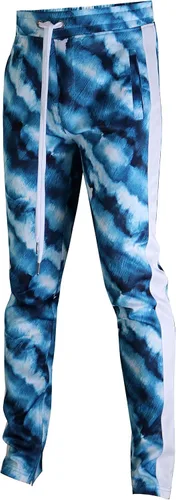 Vista 7 de SCREENSHOT Print TIE DYE Men Premium Streetwear Urban Track Pants - Modern Fit P11004-negro/leopardo