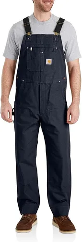 Vista 2 de Carhartt Overol con pechera Iconic R01 Duck para hombre Negro
