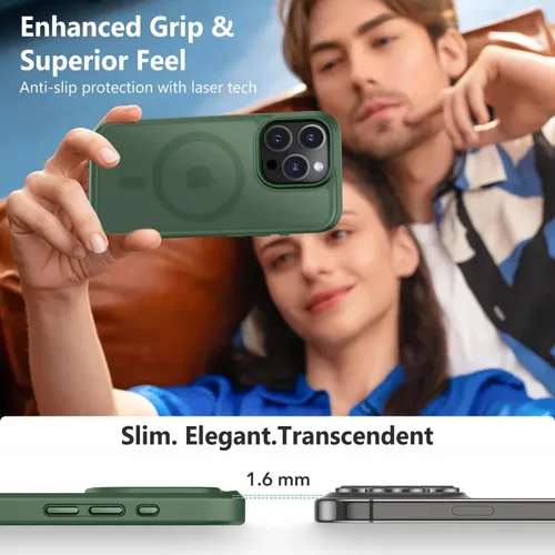 Vista 709 de MOCCA - Funda magnética resistente para iPhone XR de 6.1 pulgadas, compatible con MagSafe, funda con protección contra caídas de grado militar
