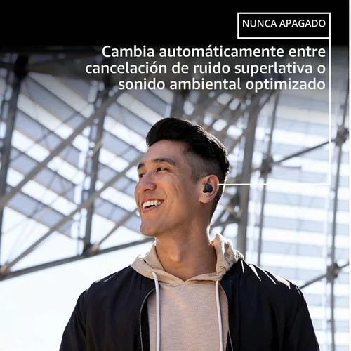 Vista 3 de Sony LinkBuds S - Auriculares de botón verdaderamente inalámbricos con cancelación de ruido con Alexa integrado, auriculares Bluetooth compatibles