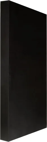 Vista 2 de ATS Acoustics Panel Acústico Microsuede 24" x 48" x 4" Borde Cuadrado (negro)