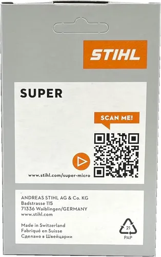 Vista 3 de STIHL Cadena de motosierra rápida 26RS 81 Rapid Super de 20 pulgadas, barra .325 paso .063