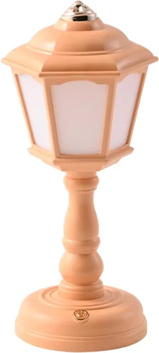Vista 8 de Mini lámpara de escritorio vintage, lámpara de escritorio LED, lámpara de mesa regulable, lámpara de lectura con puerto de carga USB, control