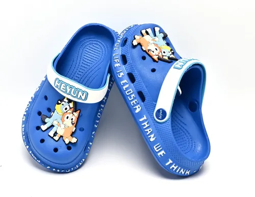 Vista 3 de iyhcquv Zuecos unisex para niños y niñas, zuecos de jardín, zapatos de playa para niños, sandalias para interiores y exteriores