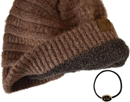 Vista 546 de C.C Trendy Warm Chunky Soft Stretch Cable Knit Beanie