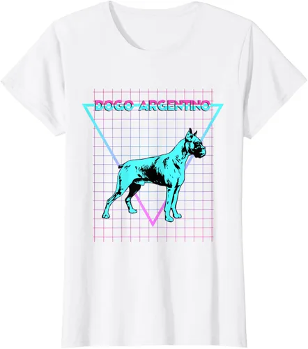 Vista 14 de Dogo Argentino - Camiseta con diseño de perro argentino, Negro