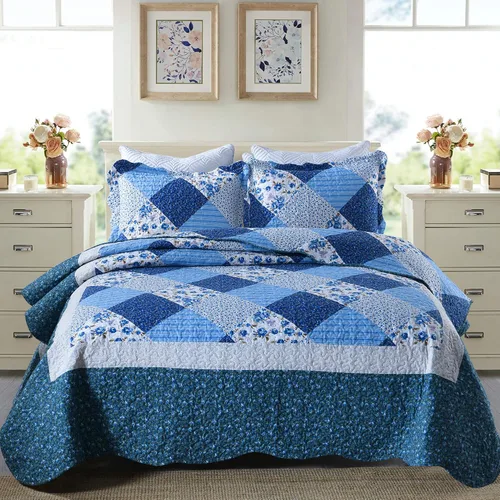 Vista 37 de Travan Juegos de Edredón de 2 Piezas Twin con Sham, Ropa de Cama de Gran Tamaño, Colcha Reversible, Juego de Cubrecama Suave, Tamaño Twin