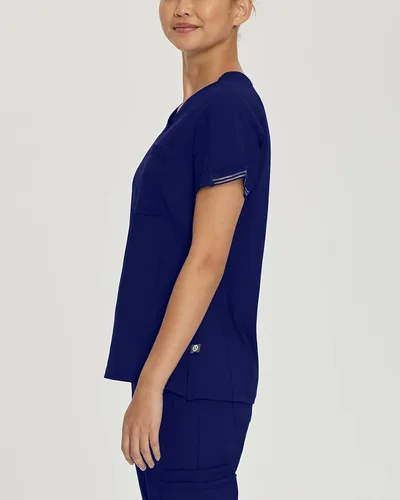 Vista 2 de Urbane Impulse 9108 - Camiseta quirúrgica con cuello en V para mujer