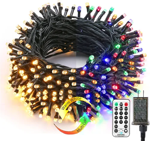 Vista 19 de Brizled Luces de Navidad inteligentes, 66 pies, 200 luces LED que cambian de color, aplicación y control de voz, luces de árbol de Navidad