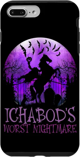 Vista 9 de iPhone 14 La peor pesadilla de Ichabod, funda de Halloween de jinete sin cabeza