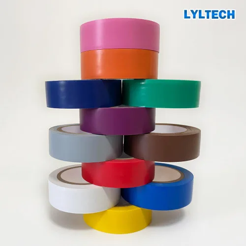 Vista 3 de LYLTECH Cinta eléctrica mate arcoíris paquete de 11 colores, impermeable, fuerte adhesivo, duradero, fácil de envolver, 3/4 pulgadas por 30 pies