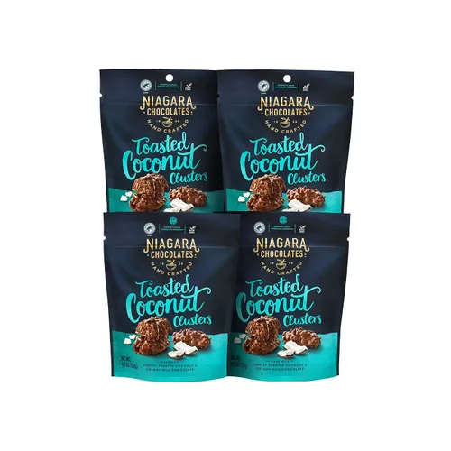 Vista 21 de Niagara Chocolates Tazas de mantequilla de maní de chocolate con leche, paquete de 4 bolsas de pie (4.5 onzas), sin OMG, chocolate premium, hechas a