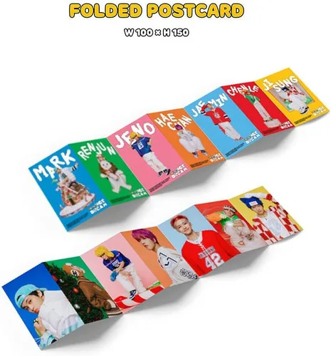 Vista 4 de NCT DREAM CANDY Winter - Álbum especial (libro de fotos Ver. + 1ea póster plegado+1ea tarjeta de regalo de tienda) K-POP sellado