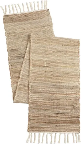 Vista 12 de The Home Talk - Juego de 4 manteles individuales de yute y algodón tejidos a mano (Natural, 30.5 x 30.5 cm)