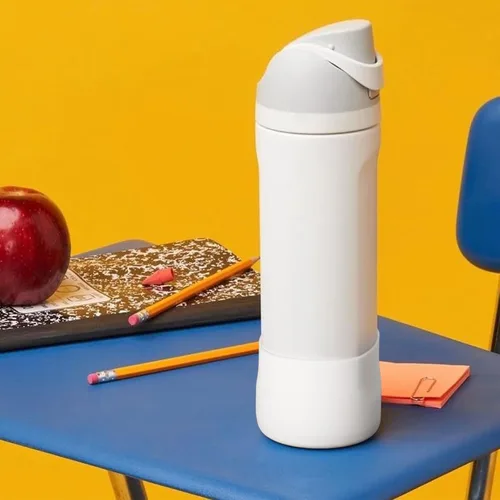 Vista 6 de Funda de silicona antideslizante para botella de agua Owala de 24/32/40 oz, cubierta protectora para la parte inferior de la botella de acero Palta