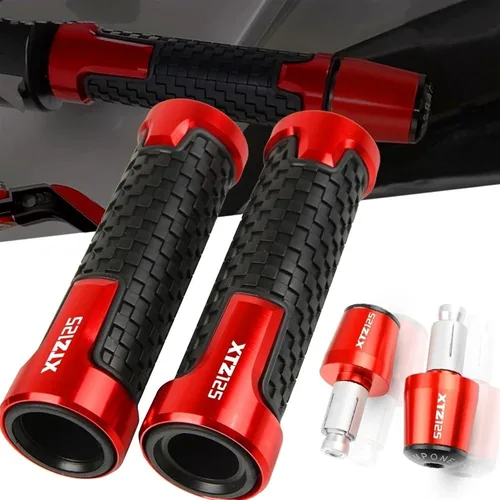 Vista 2 de Tapones de extremo para manillar de motocicleta XTZ125 XTZ 125 XTZ-125 2003-2016 2004 2005 2006 2007 2008 (color : juegos negros, tamaño: 1)